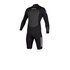Traje De Neopreno Plano Mystic Brand De 3/2 Mm Con Brazo Corto Y Cremallera Larga - Negro