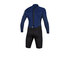 Traje De Neopreno Mystic Brand 3 / 2Mm Longarm Shorty Back-Zip Flatlock - Azul Marino