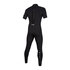 Mystic Brand Traje De Neopreno Plano Con Cremallera En La Espalda Y Brazo Corto De 3/2 Mm - Negro