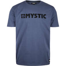 Camiseta Mystic Brand - Azul Vaquero Camiseta Mystic Brand - Azul Vaquero