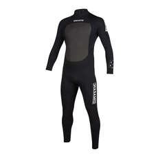 Traje De Neopreno Plano Mystic Brand De 3/2 Mm Con Cremallera Trasera - Negro Traje De Neopreno Plano Mystic Brand De 3/2 Mm Con Cremallera Trasera - Negro