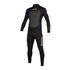 Traje De Neopreno Plano Mystic Brand De 3/2 Mm Con Cremallera Trasera - Negro