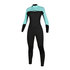 Traje De Neopreno Completo Mystic Para Mujer De 3/2 Mm Con Cierre Plano Y Espalda Plana - Verde Menta