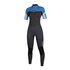 Mystic Womens Brand Brazo Plano De Cierre Plano De 3/2 Mm Con Cremallera Trasera - Azul Mentol