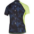 Mystic Crossfire Shortsleeve Rash Vest - Navy / Lime - 200148