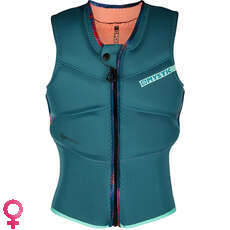 Chaleco De Impacto Mystic Para Mujer Diva Kite Surf Front-Zip Impact - Teal