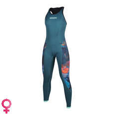 Traje De Neopreno Largo Para Mujer Mystic Diva 2 / 2Mm Back-Zip Long John - Teal Traje De Neopreno Largo Para Mujer Mystic Diva 2 / 2Mm Back-Zip Long John - Teal