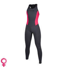 Traje De Neopreno Largo Mystic Para Mujer Diva 2 / 2Mm Con Cremallera Larga Y Espalda Larga - Gris Fantasma