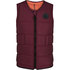 Chaleco De Impacto Mystic Dom Wake Boarding Con Cremallera Frontal - Rojo Sangre