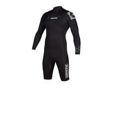 Traje De Neopreno Mystic Star 3 / 2Mm Con Doble Cremallera Frontal Y Brazo Largo Corto - Negro Traje De Neopreno Mystic Star 3 / 2Mm Con Doble Cremallera Frontal Y Brazo Largo Corto - Negro