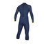 Traje De Neopreno Mystic Marshall 4/3 Brazo Largo Pierna Trasera Con Cremallera - Azul Marino / Lima