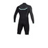 Traje De Neopreno Mystic Marshall 3/2 Longarm Shorty Front Zip - Negro / Menta