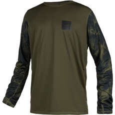 Mystic Majestic Quickdry Top De Manga Larga - Verde Valiente 200141 Mystic Majestic Quickdry Top De Manga Larga - Verde Valiente 200141