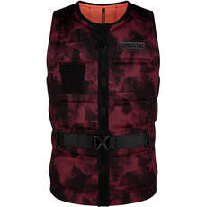Mystic Majestic Wake Boarding Chaleco De Impacto Con Hebilla Frontal Con Cremallera - Oxblood Red Mystic Majestic Wake Boarding Chaleco De Impacto Con Hebilla Frontal Con Cremallera - Oxblood Red