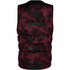 Mystic Majestic Wake Boarding Chaleco De Impacto Con Hebilla Frontal Con Cremallera - Oxblood Red