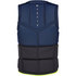 Chaleco De Impacto Mystic Marshall Wake Boarding Con Cremallera Frontal - Azul Marino / Lima