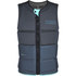 Chaleco De Impacto Mystic Marshall Wake Boarding Con Cremallera Frontal - Negro / Menta