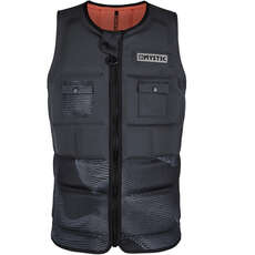 Chaleco De Impacto Mystic Peacock Wake Boarding Con Cremallera Frontal - Gris Fantasma Chaleco De Impacto Mystic Peacock Wake Boarding Con Cremallera Frontal - Gris Fantasma
