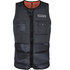 Chaleco De Impacto Mystic Peacock Wake Boarding Con Cremallera Frontal - Gris Fantasma