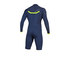 Traje De Neopreno Mystic Marshall 3/2 Longarm Shorty Front Zip - Navy / Lime