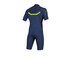 Traje De Neopreno Mystic Marshall 3/2 Shorty Front Zip - Navy / Lime