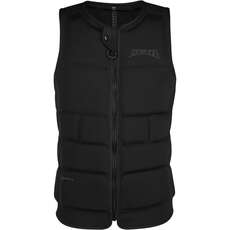 Chaleco De Impacto Mystic Stone Wake Boarding Con Cremallera Frontal - Negro Chaleco De Impacto Mystic Stone Wake Boarding Con Cremallera Frontal - Negro