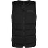Chaleco De Impacto Mystic Stone Wake Boarding Con Cremallera Frontal - Negro