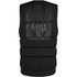 Chaleco De Impacto Mystic Stone Wake Boarding Con Cremallera Frontal - Negro