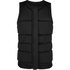 Chaleco De Impacto Mystic Stone Wake Boarding Con Cremallera Frontal - Negro