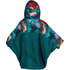 Bata Cambiante De Poncho Para Mujer Mystic - Verde Azulado