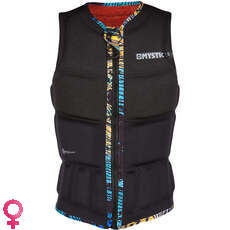 Chaleco De Impacto Mystic Para Mujer Gem Wake Boarding Front-Zip Impact - Negro