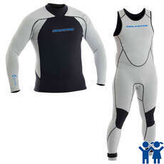 Neil Pryde Youth Elite 1Mm Firewire Sailing Wetsuit Combo - Gris Claro - 630233/4 Neil Pryde Youth Elite 1Mm Firewire Sailing Wetsuit Combo - Gris Claro - 630233/4