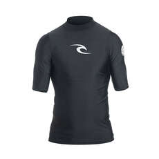Rip Curl Corpo Manga Corta Uv Rash Guard Wle4Km - Negro