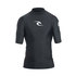 Rip Curl Corpo Manga Corta Uv Rash Guard Wle4Km - Negro