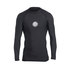 Rip Curl Flashbomb Manga Larga Polypro Thermal Rash - Negro