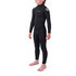 Traje De Neopreno Rip Curl Junior Dawn Patrol 5 / 3Mm Con Cremallera En El Pecho - Negro