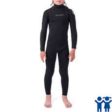 Traje De Neopreno Rip Curl Junior Dawn Patrol 5 / 3Mm Con Cremallera En El Pecho - Negro Traje De Neopreno Rip Curl Junior Dawn Patrol 5 / 3Mm Con Cremallera En El Pecho - Negro
