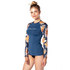 Rip Curl Mujer Ls Uv Rash Top - Sunsetter Blue - Wlu9Lw