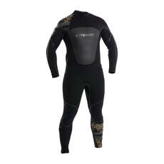 Traje De Neopreno Typhoon Kona Liquid Seam 5/4 / 3Mm Backzip - Negro / Dorado - 250623 Traje De Neopreno Typhoon Kona Liquid Seam 5/4 / 3Mm Backzip - Negro / Dorado - 250623