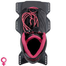 Connelly Womens Shadow Front Waterski Binding - Negro