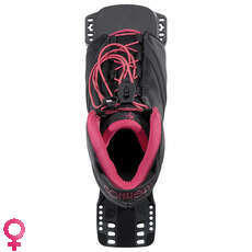 Connelly Womens Shadow Rear Waterski Binding - Negro