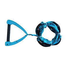 Hyperlite 25 Ft Pro Cuerda De Surf Con Mango - Azul Hyperlite 25 Ft Pro Cuerda De Surf Con Mango - Azul