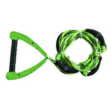 Corda Da Surf Hyperlite 25 Ft Pro Con Manico - Verde