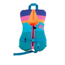 Hyperlite Toddler Indy Booyancy Aid - Rosa / Verde Azulado