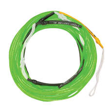 Hyperlite Silicone X-Line 70Ft Wakeboard Tow Rope - Verde Neón