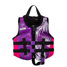 Chaleco Pfd Radar Girls Childs - Púrpura / Rosa