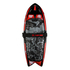 Rodillera Radar Hawk - Negro / Rojo