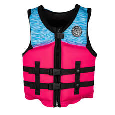 Chaleco Pfd Para Jóvenes Radar Tra Para Niñas - Negro / Rosa Chaleco Pfd Para Jóvenes Radar Tra Para Niñas - Negro / Rosa