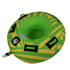 Radar Vortex Tubo Remolcable Para 1 Persona Con Cuerda - Amarillo / Verde
