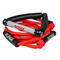 Corde De Surf À L'élastique Avec Corde, Ronix , 25 Cm - Rouge / Argent